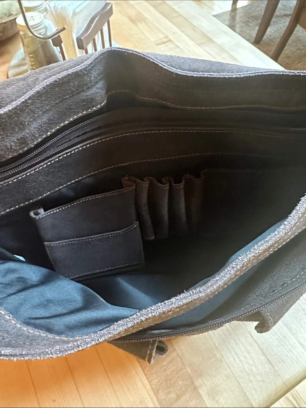David King Boston large messenger bag